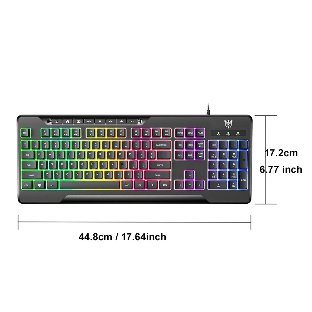 G32 Mechanical Gaming Keyboard with RGB Light 104 Key Backlight Keyboard for Windows/Mac/Ios/Android