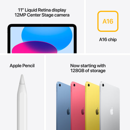 2025  11-Inch Ipad A16 Wi-Fi 128GB - Silver