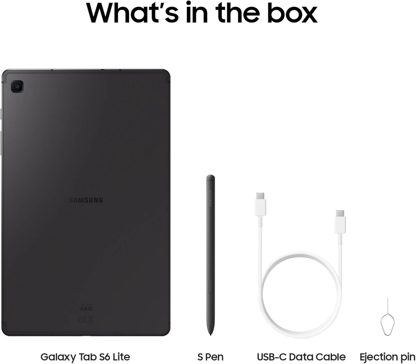Galaxy Tab S6 Lite (2024) 10.4" 64GB Wifi Android Student Tablet, S Pen for Note-Taking, Gaming Ready, Long Battery Life, Expandable Storage, US Version, Oxford Gray, Amazon Exclusive